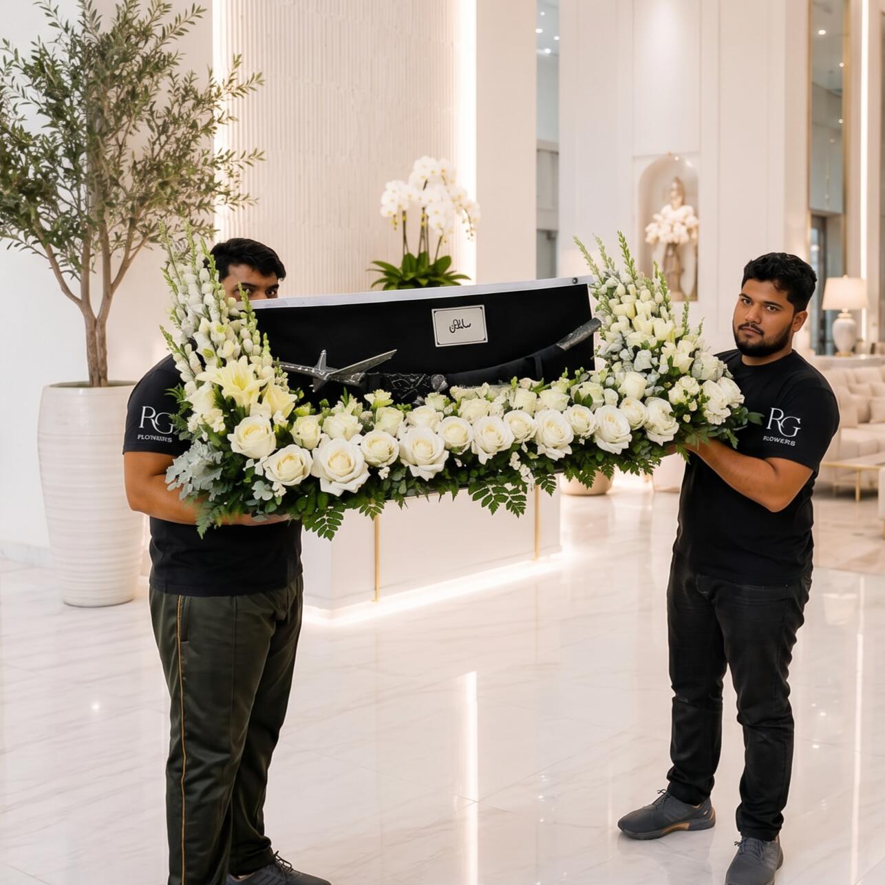 ستاند ورد مع سيف فضي رقم.28602