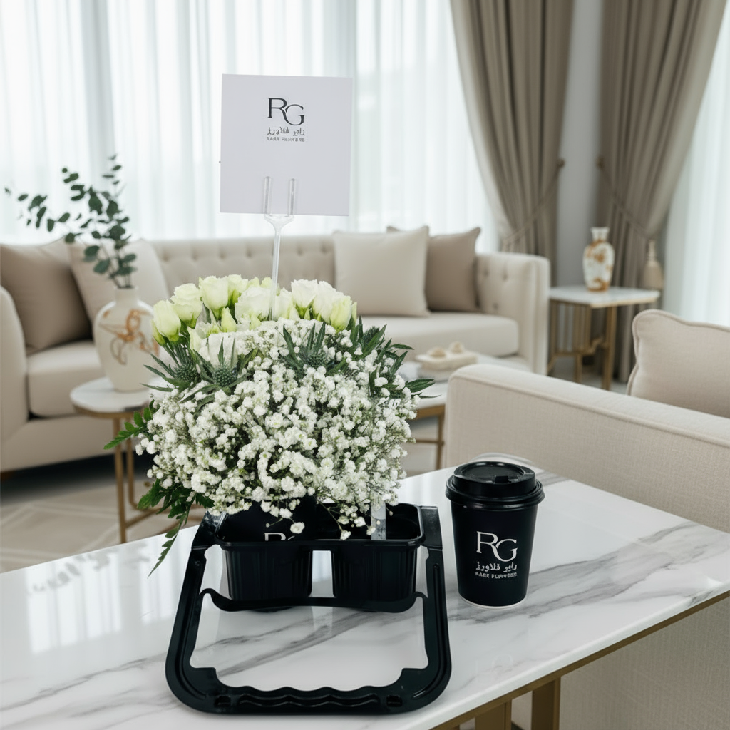باقة ورد مع كوفي رقم.3925