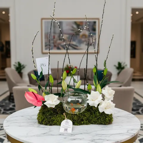 ورد طاولة مع سمك رقم.20347