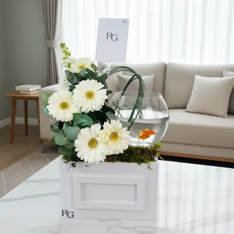 بوكس ورد مع سمك رقم.19414