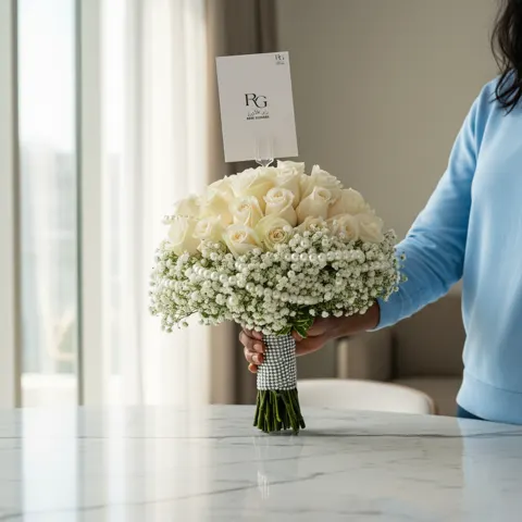 باقة يد للعروس رقم.3007