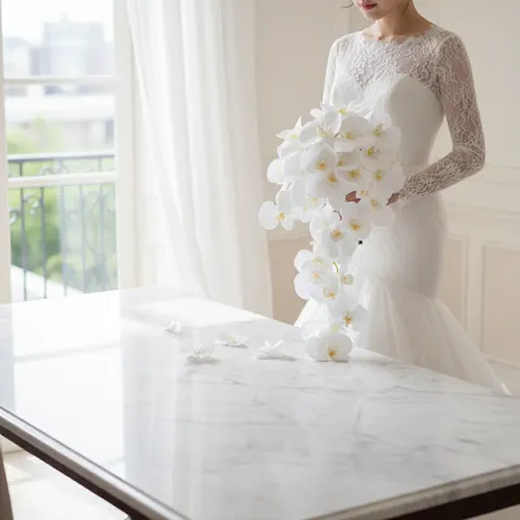مسكة عروس بالاوركيد رقم.4810