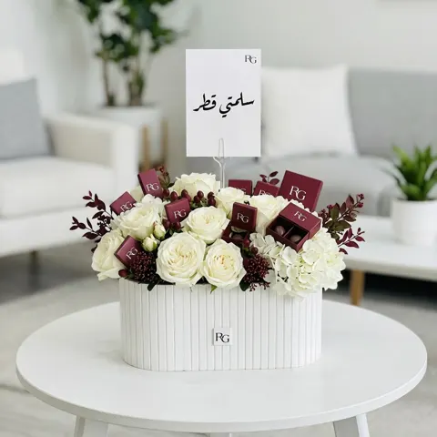 بوكس ورد مع شوكولاته رقم.26816
