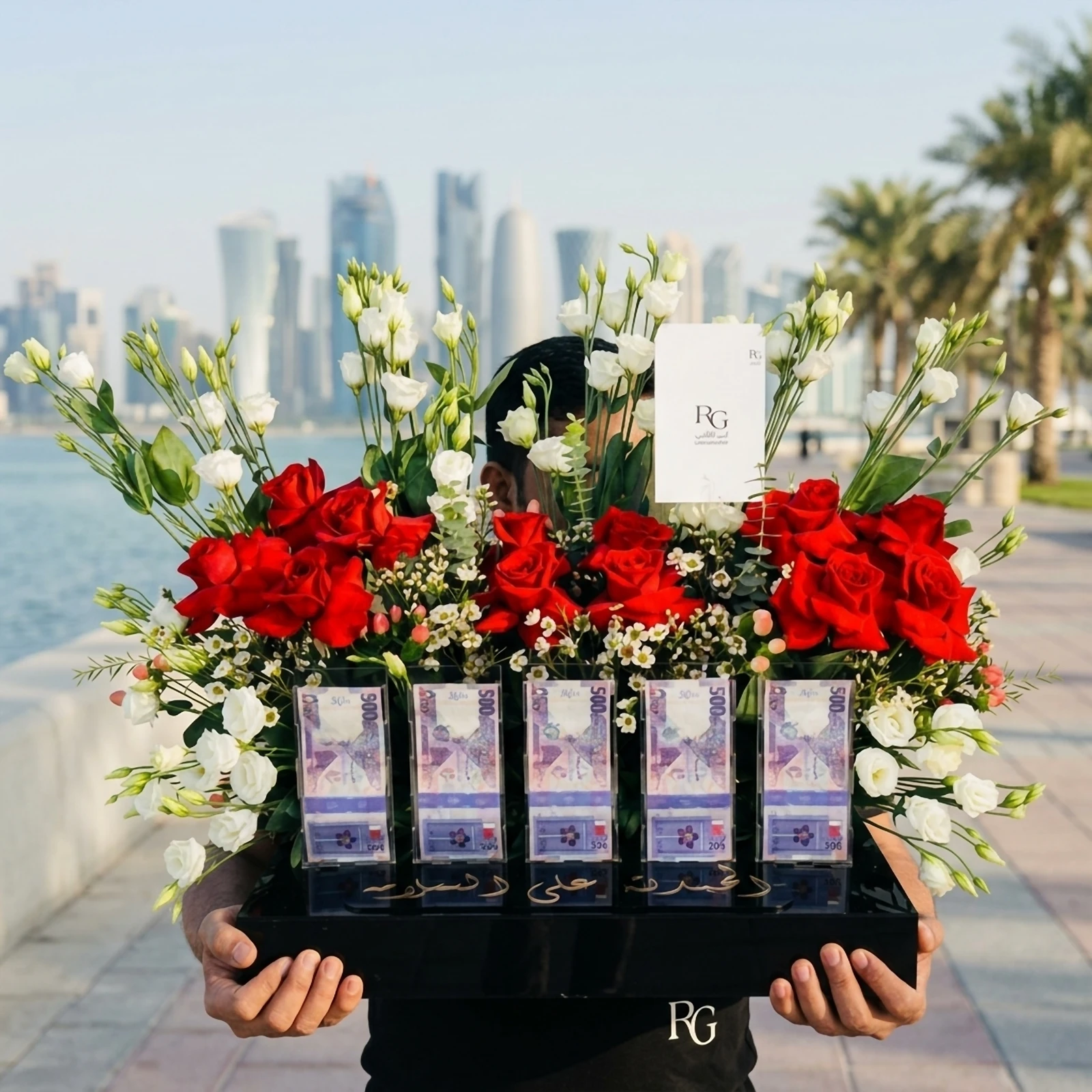 اكريليك ورد و فلوس رقم.9640