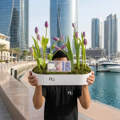 بوكس ورد مع فلوس رقم.19019