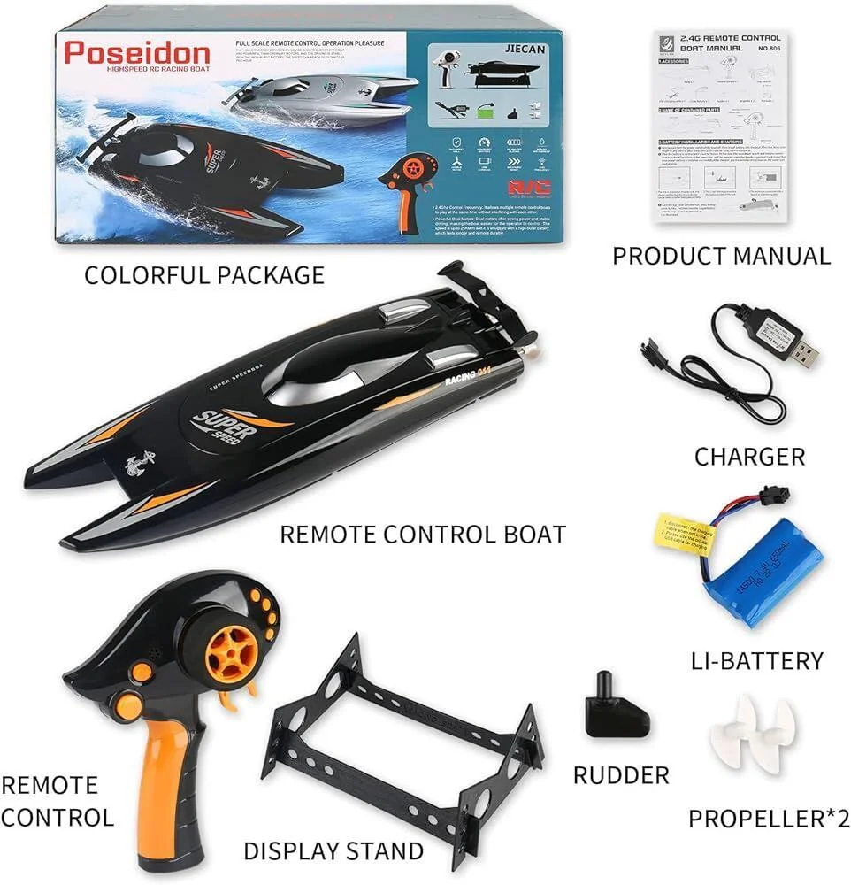 قارب السباق Poseidon Highspeed RC رقم 806 رقم.5266T