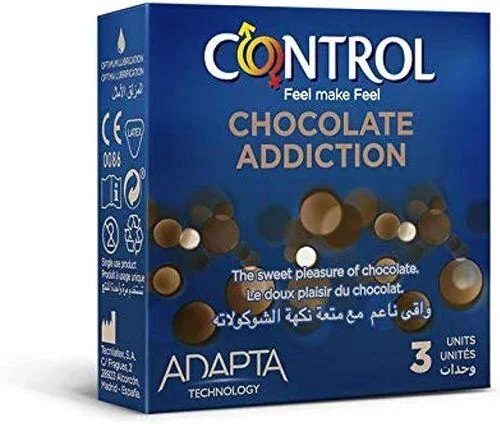 كنترول واقي ذكري بنكهة الشوكولاتة 3 قطع رقم 5156